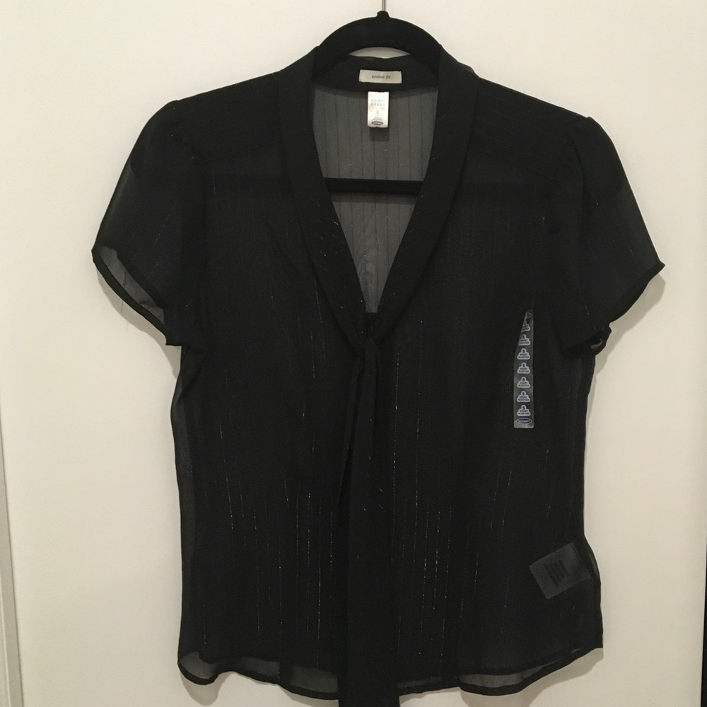 Old Navy Sheer Button Down Shirt